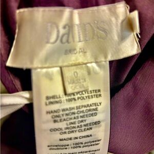 Davids Bridal one shoulder bridesmaid dress